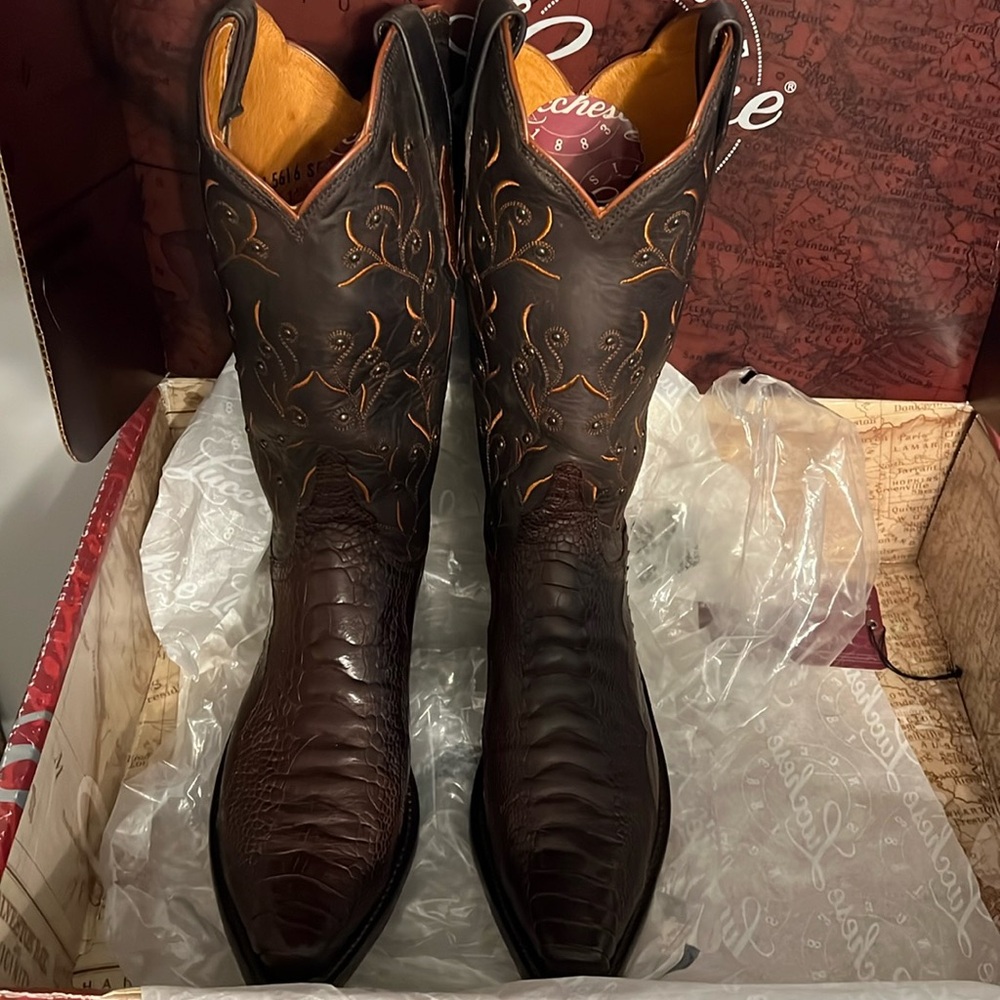 Lucchese Ostrich Boots